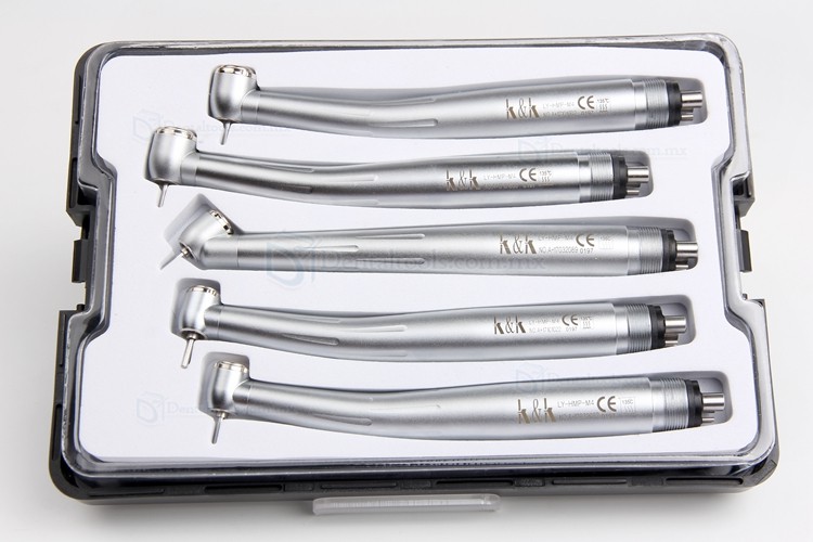 LY H502 Kit de turbina dental de 2 o 4 v&iacute;as con cabezal torque est&aacute;ndar o 45&deg;